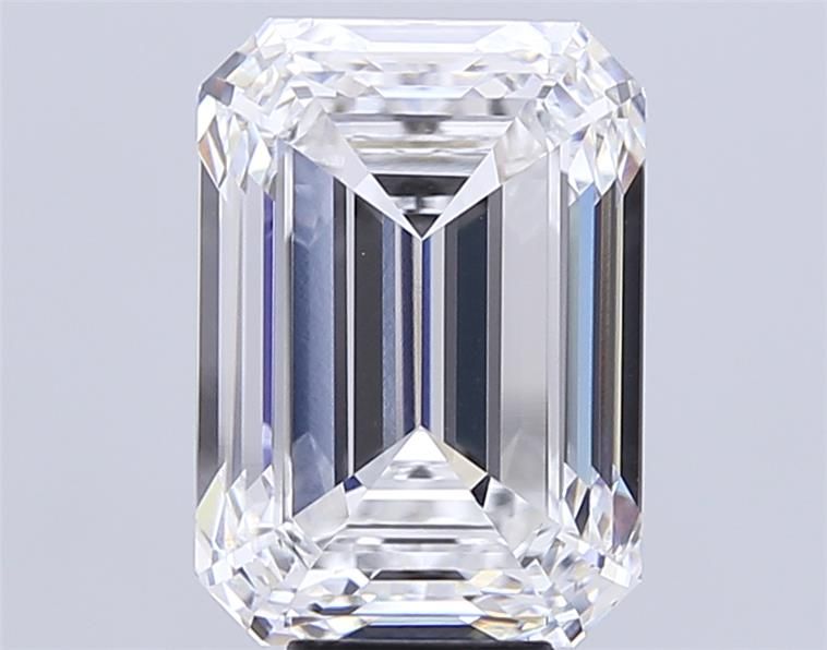 10.14 Carat EMERALD Shape E Colour VVS2 Clarity  Cut - White Lab Diamond - 161126
