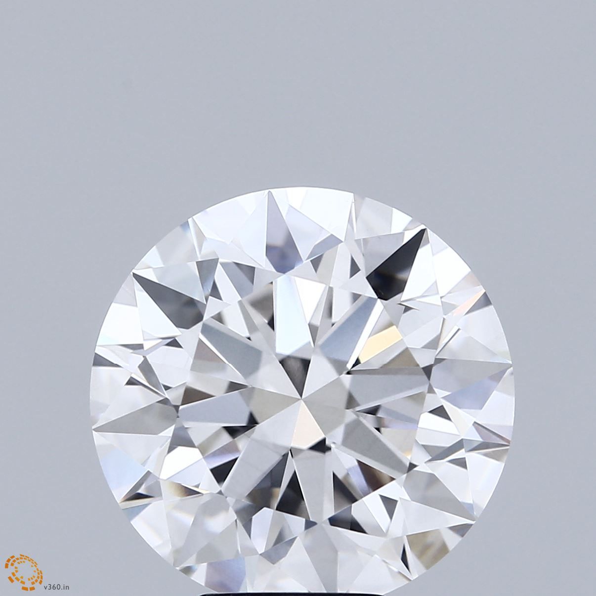 8.5ct Round F VVS2 Lab-Grown Diamond