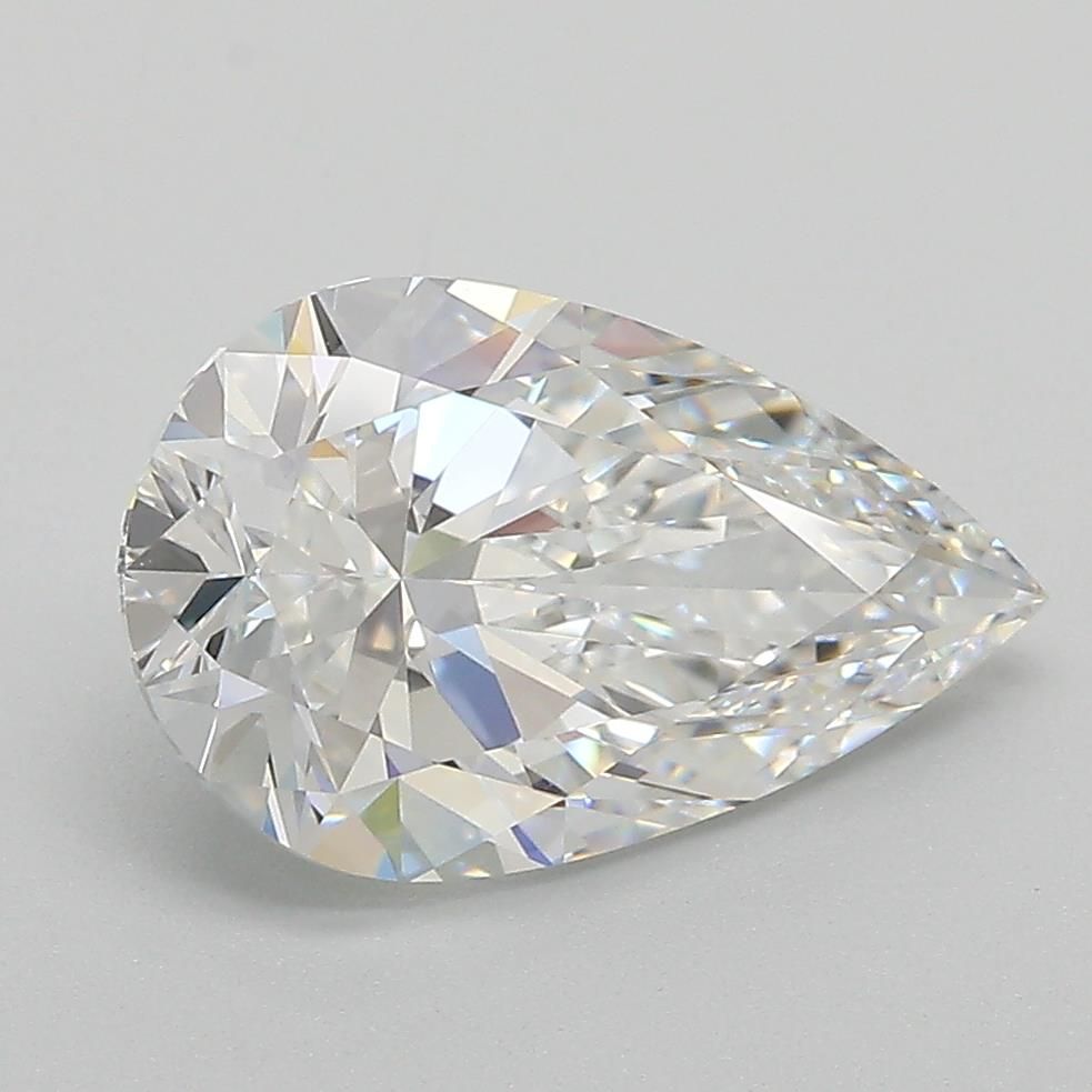 2.56ct Pear D IF Lab-Grown Diamond