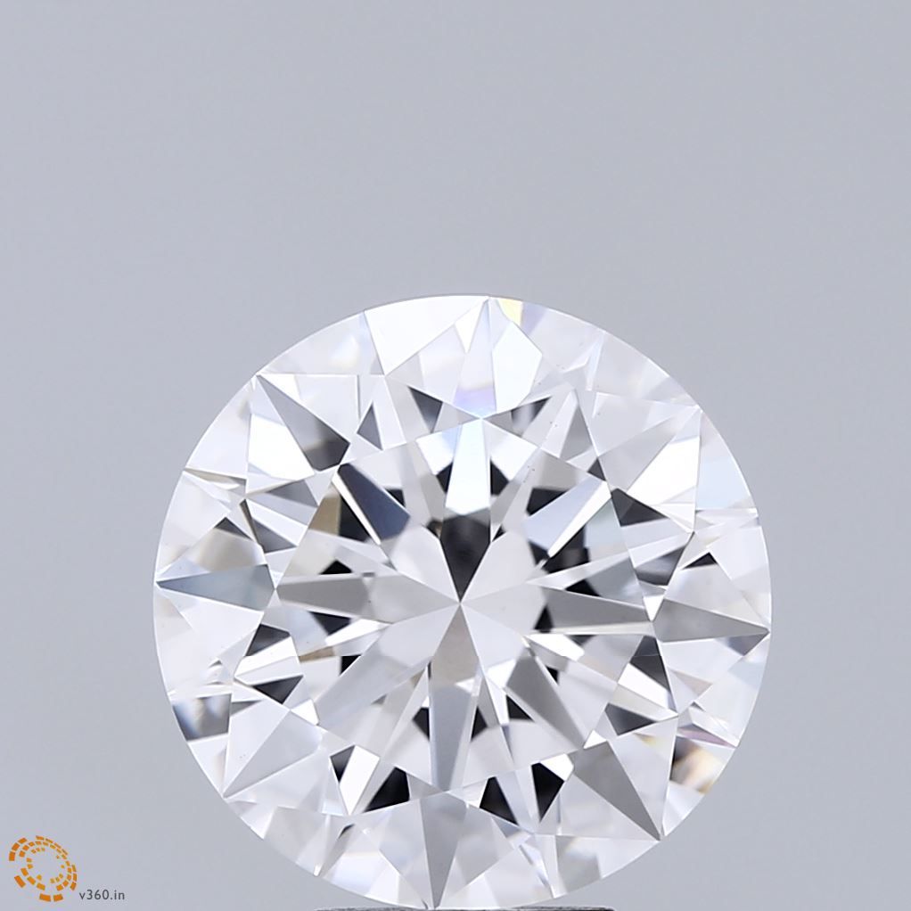 5.55ct Round D VS1 Lab-Grown Diamond