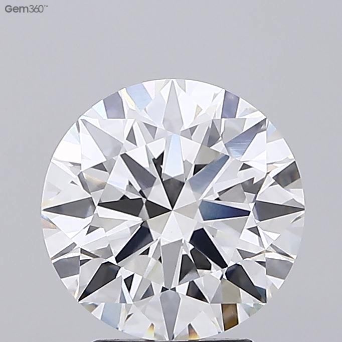 3.21ct Round F VVS2 Lab-Grown Diamond