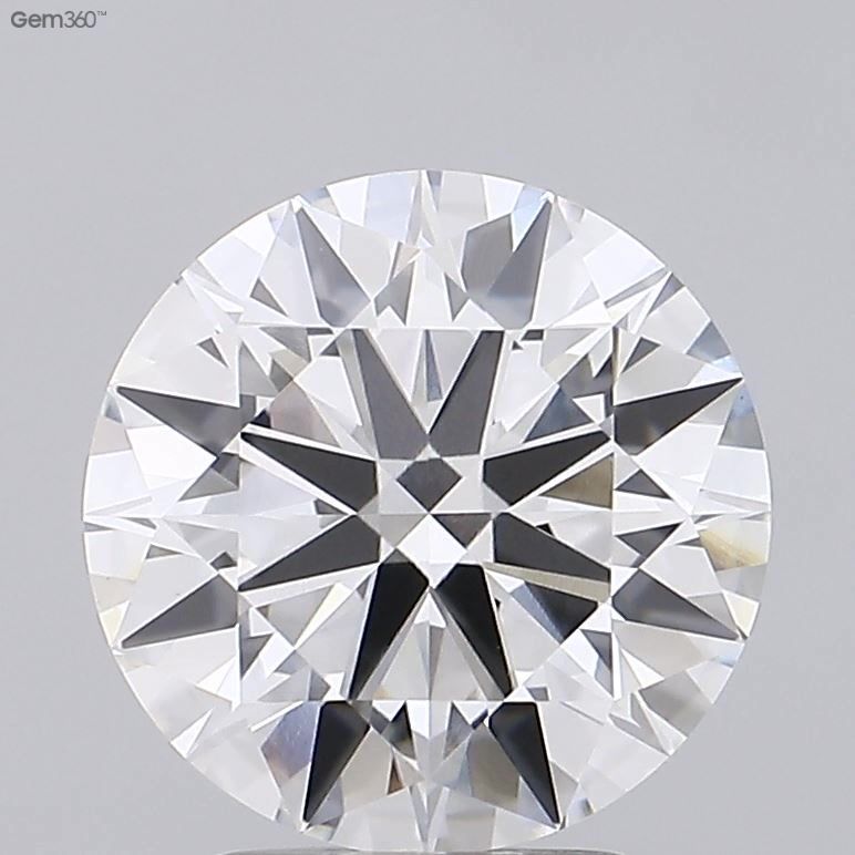 3.21ct Round F VVS2 Lab-Grown Diamond