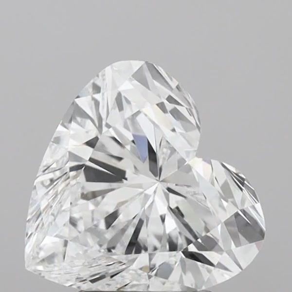 3ct Heart D IF Lab-Grown Diamond