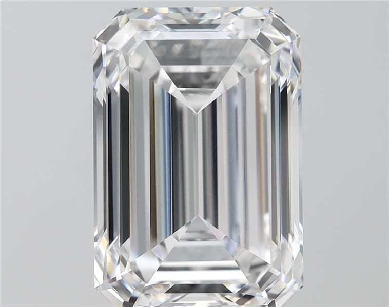 10.53 Carat EMERALD Shape E Colour VVS2 Clarity  Cut - White Lab Diamond - 157324