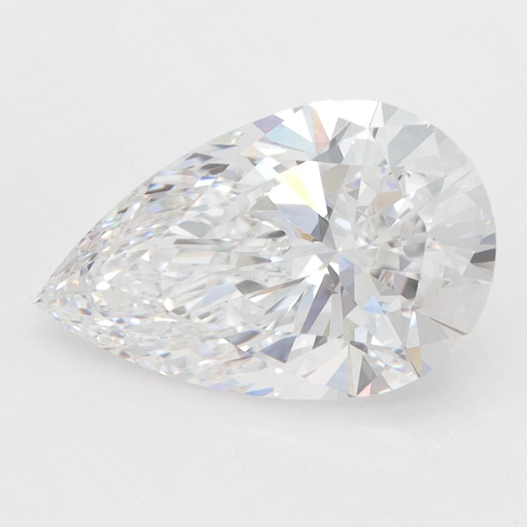 3.07ct Pear D IF Lab-Grown Diamond