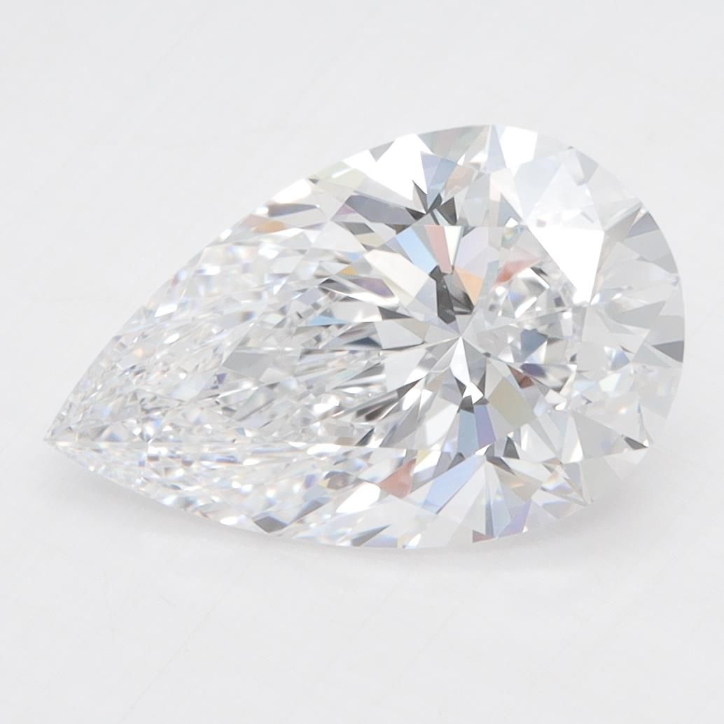 3.06ct Pear D IF Lab-Grown Diamond