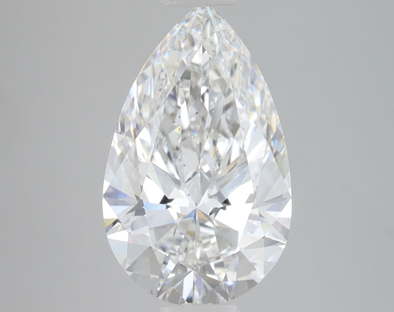 3.78ct Pear F VS2 Lab-Grown Diamond