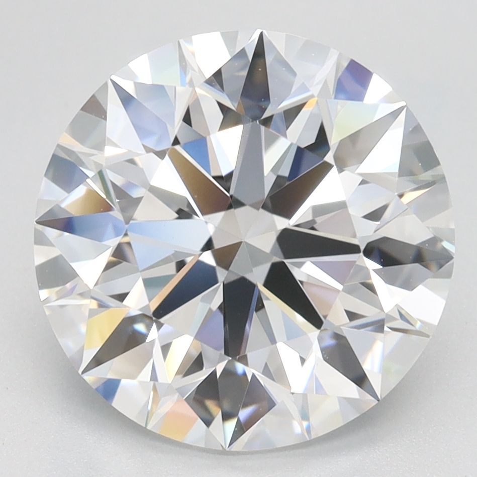 3.8ct Round D VVS1 Lab-Grown Diamond