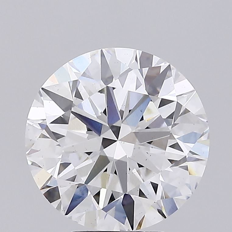 6.57ct Round F VS2 Lab-Grown Diamond