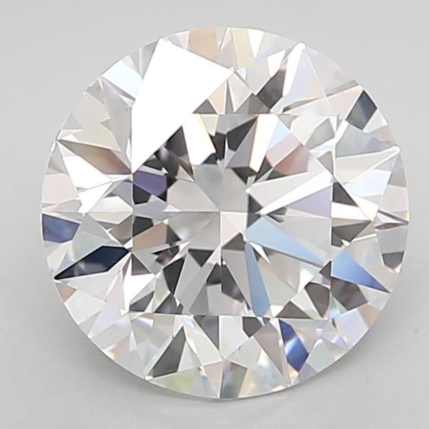 2.72ct Round D VVS2 Lab-Grown Diamond