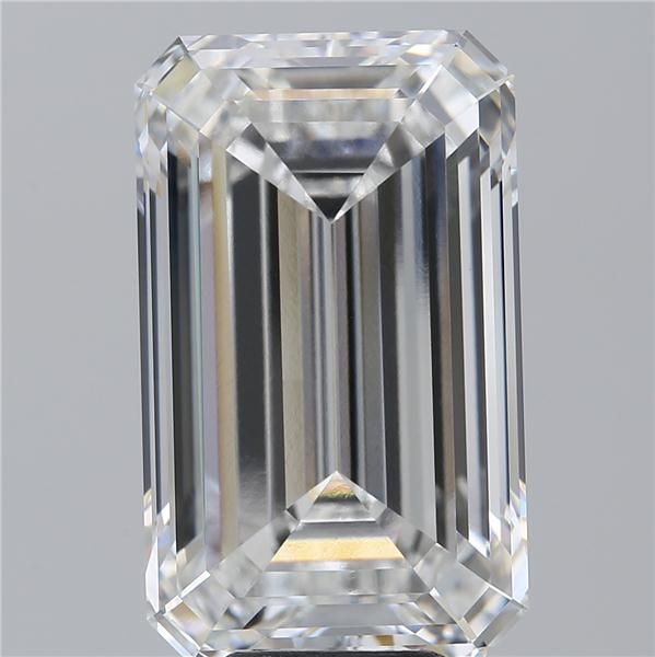 10.11 Carat EMERALD Shape F Colour VVS2 Clarity  Cut - White Lab Diamond - 173017