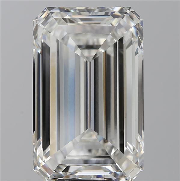 10.59 Carat EMERALD Shape F Colour VS1 Clarity  Cut - White Lab Diamond - 840524