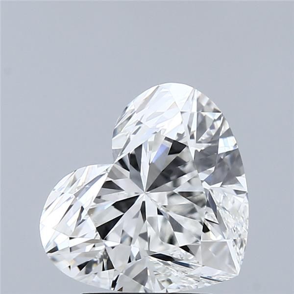 3.12ct Heart F VVS2 Lab-Grown Diamond