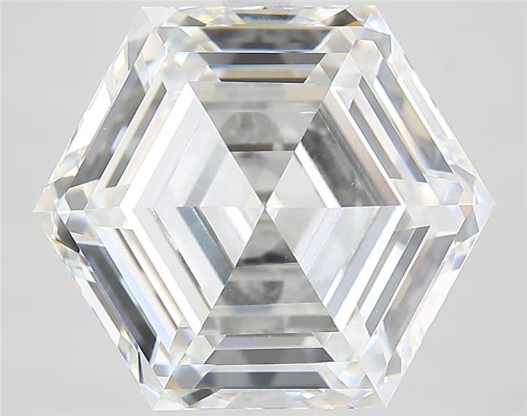 8.61ct Hexagonal E VVS2 Lab-Grown Diamond