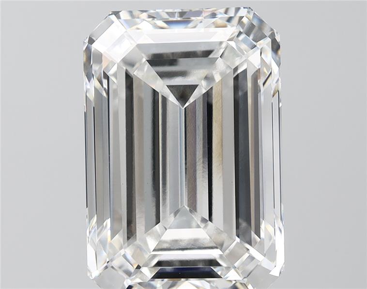 10.06 Carat EMERALD Shape F Colour VVS2 Clarity  Cut - White Lab Diamond - 413348
