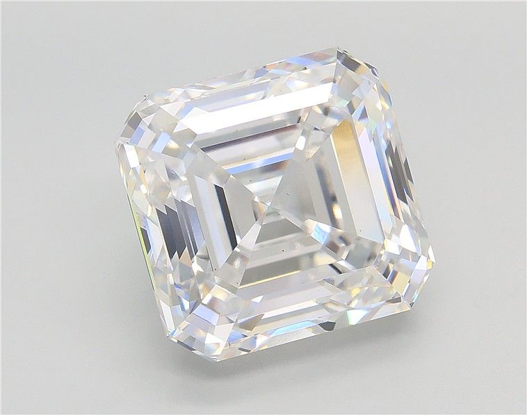10.08 Carat ASSCHER Shape E Colour VS2 Clarity  Cut - White Lab Diamond - 220990