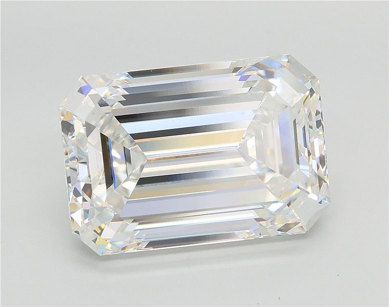 10.02 Carat EMERALD Shape F Colour VS1 Clarity  Cut - White Lab Diamond - 2780591