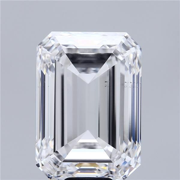 18.45 Carat EMERALD Shape F Colour VS2 Clarity  Cut - White Lab Diamond - 1617141
