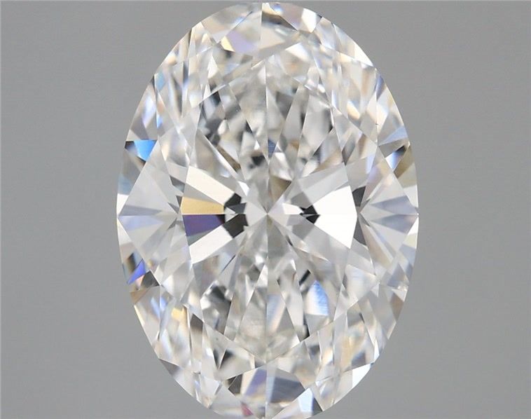 5.52ct Oval F VVS2 Lab-Grown Diamond