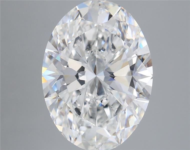 5.82ct Oval E VVS2 Lab-Grown Diamond