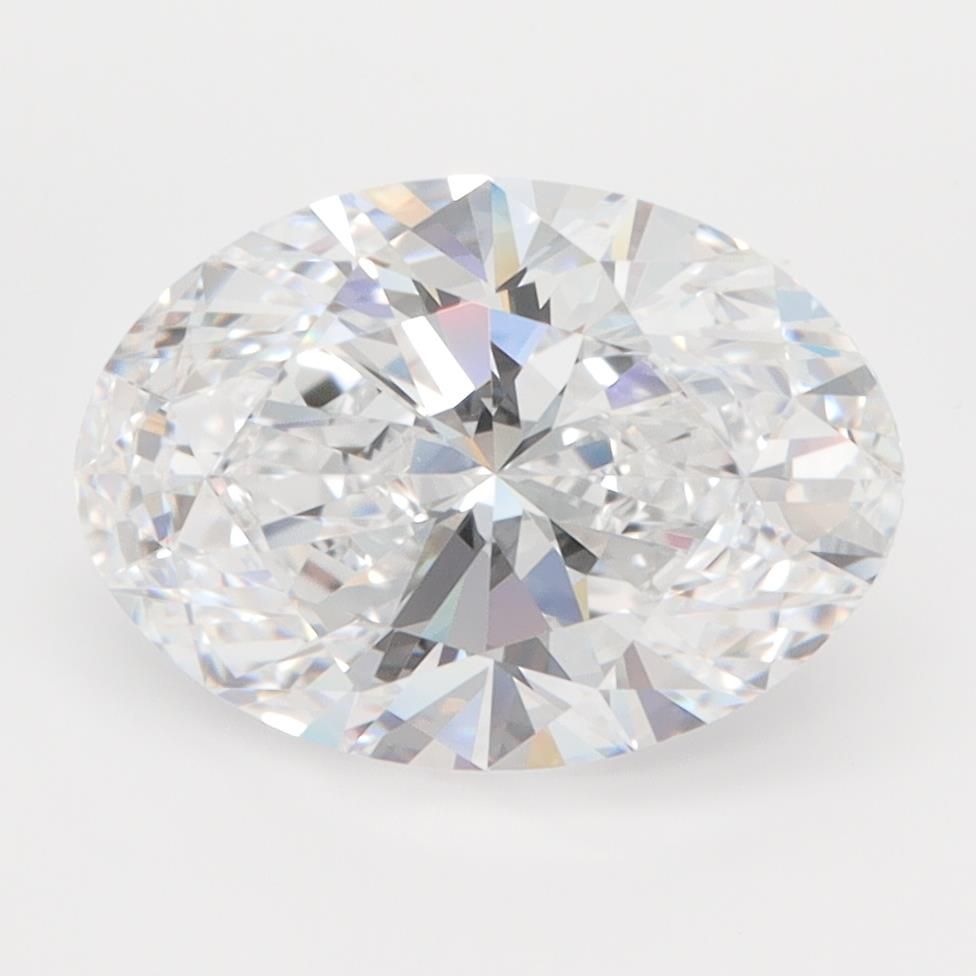 3ct Oval D IF Lab-Grown Diamond