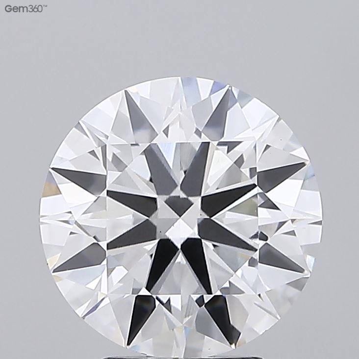 3.67ct Round F VS1 Lab-Grown Diamond