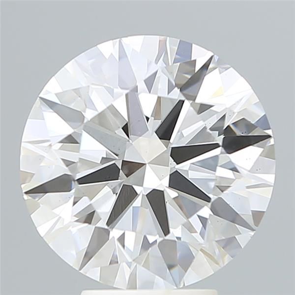 5.27ct Round F VS2 Lab-Grown Diamond