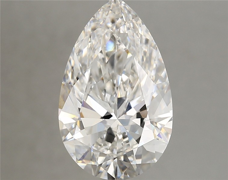 4.23ct Pear F VVS2 Lab-Grown Diamond
