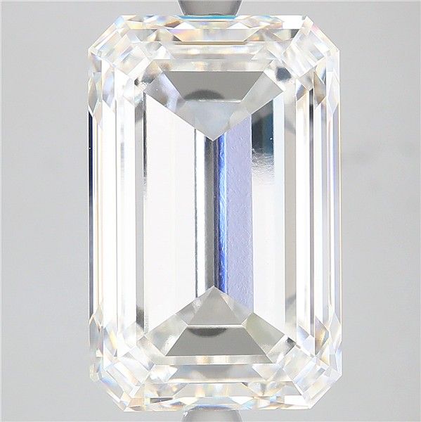 10.10 Carat EMERALD Shape F Colour VVS2 Clarity  Cut - White Lab Diamond - 154087