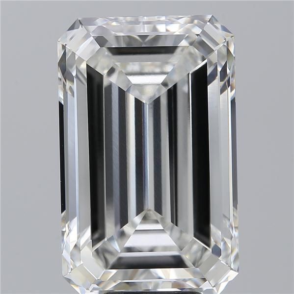 10.38 Carat EMERALD Shape F Colour VVS2 Clarity  Cut - White Lab Diamond - 217515