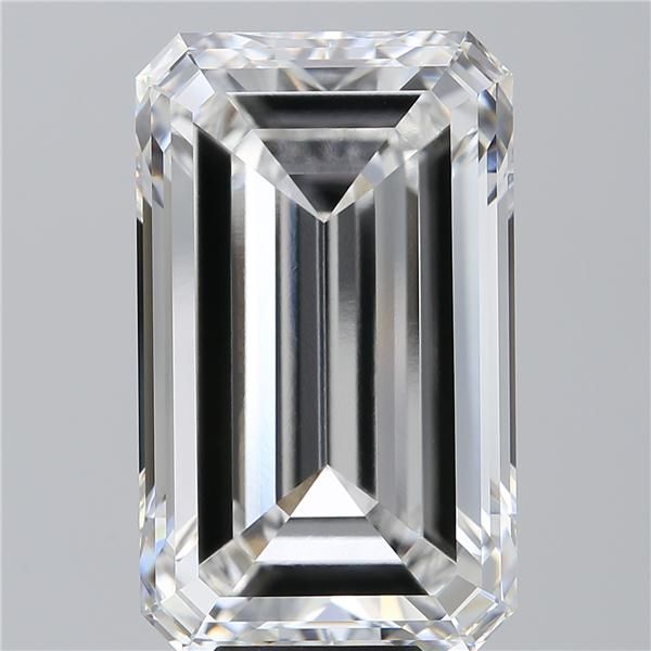 10.60 Carat EMERALD Shape F Colour VVS2 Clarity  Cut - White Lab Diamond - 217493