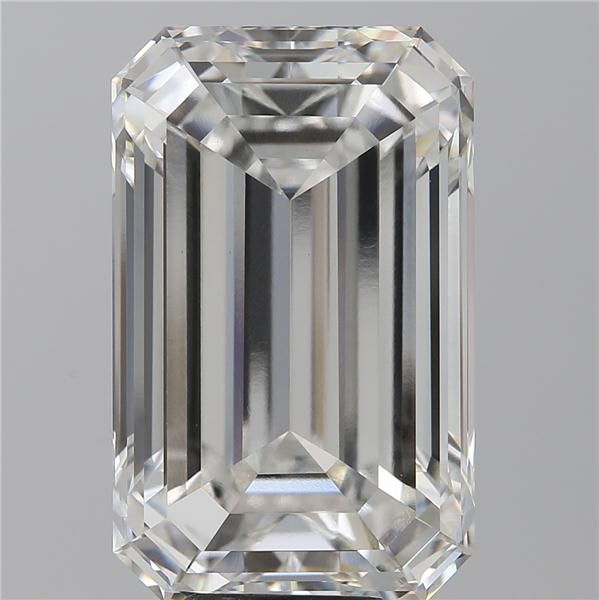 10.63 Carat EMERALD Shape F Colour VS1 Clarity  Cut - White Lab Diamond - 840429