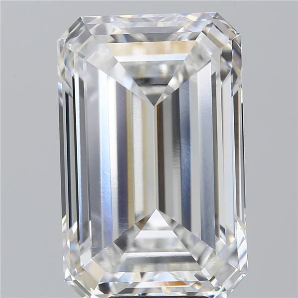 10.37 Carat EMERALD Shape F Colour VS1 Clarity  Cut - White Lab Diamond - 217580