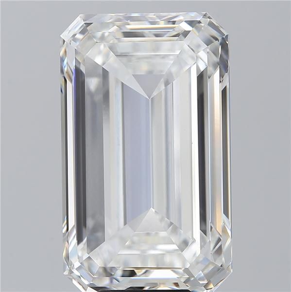 10.19 Carat EMERALD Shape F Colour VVS2 Clarity  Cut - White Lab Diamond - 217535