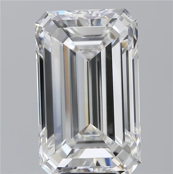 10.19 Carat EMERALD Shape F Colour VVS2 Clarity  Cut - White Lab Diamond - 217545