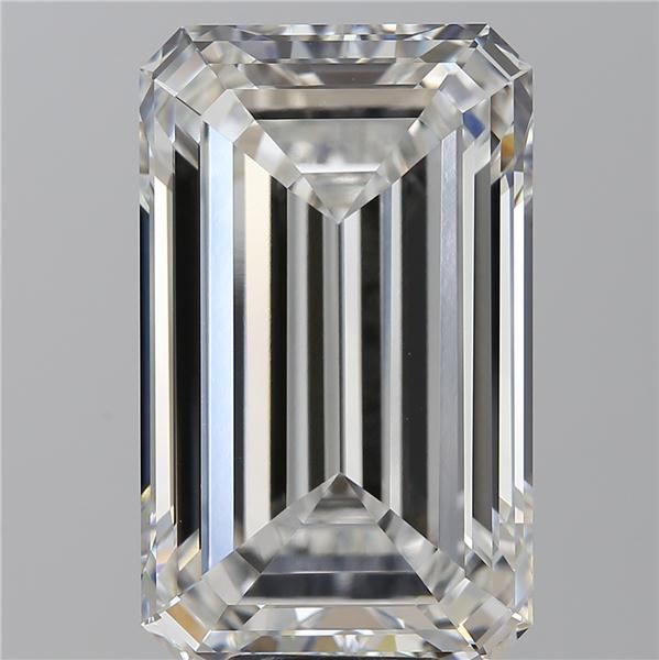 10.24 Carat EMERALD Shape F Colour VVS2 Clarity  Cut - White Lab Diamond - 217532