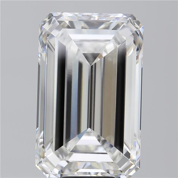 11.56 Carat EMERALD Shape F Colour VVS2 Clarity  Cut - White Lab Diamond - 217551