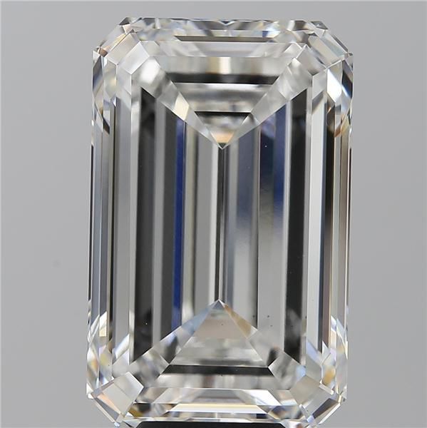 9.71 Carat EMERALD Shape F Colour VS1 Clarity  Cut - White Lab Diamond - 217564