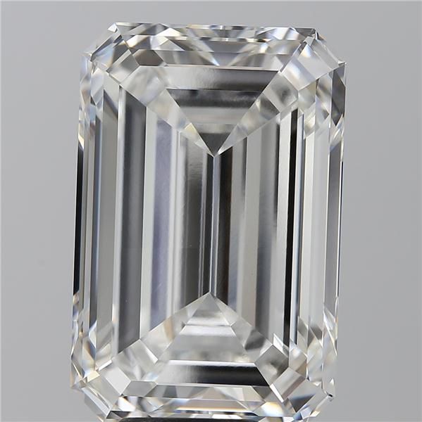 11.06 Carat EMERALD Shape F Colour VVS2 Clarity  Cut - White Lab Diamond - 217554