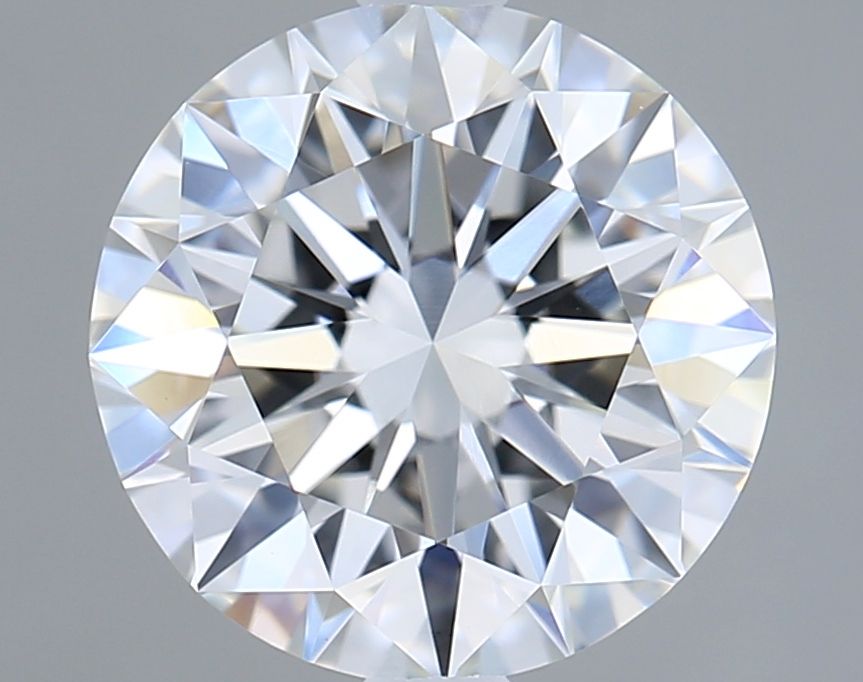 2.5ct Round F VVS2 Lab-Grown Diamond