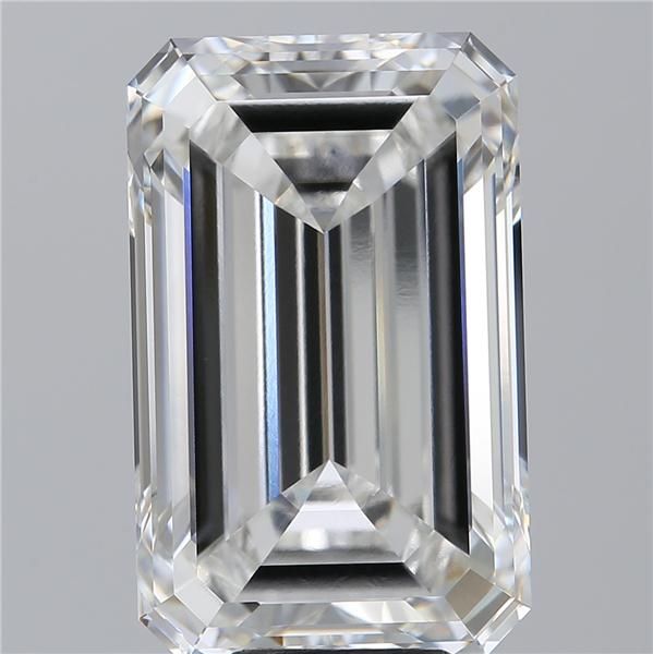 10.24 Carat EMERALD Shape F Colour VVS2 Clarity  Cut - White Lab Diamond - 217547