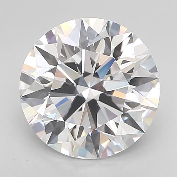 2.86ct Round D IF Lab-Grown Diamond