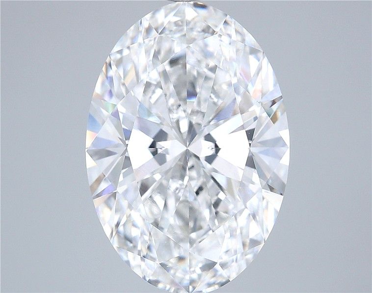 7.11ct Oval D VVS2 Lab-Grown Diamond