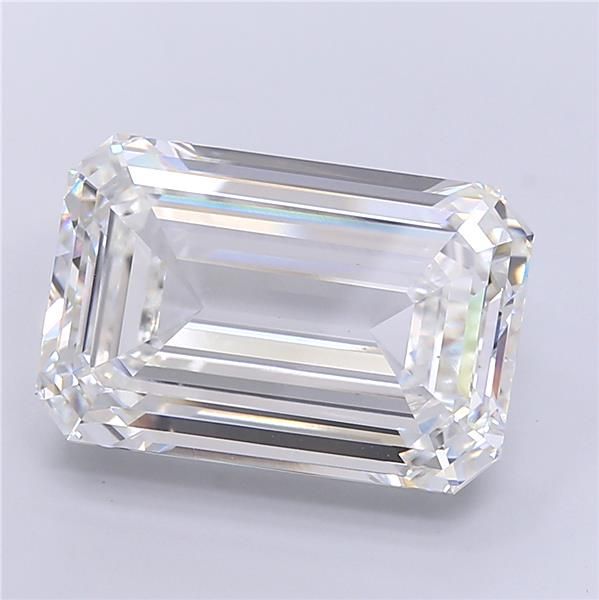 18.09 Carat EMERALD Shape F Colour VS1 Clarity  Cut - White Lab Diamond - 217164