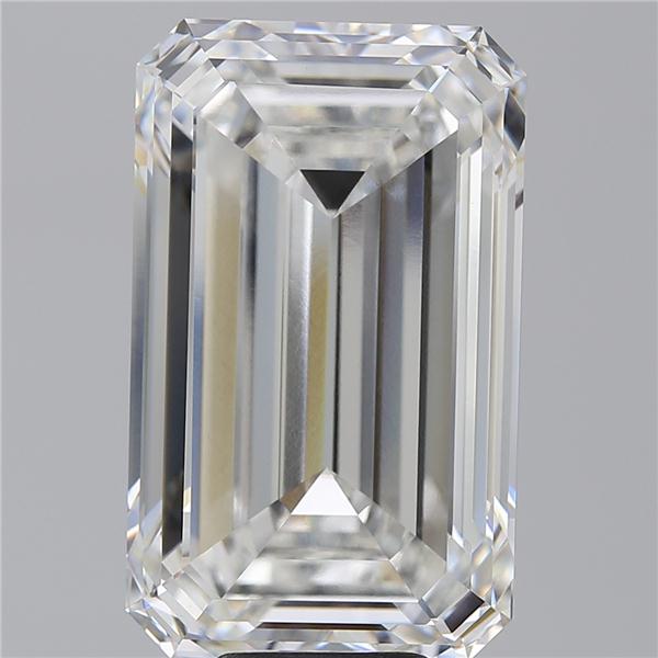 11.72 Carat EMERALD Shape F Colour VVS2 Clarity  Cut - White Lab Diamond - 840576