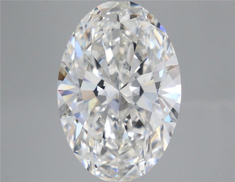 5.39ct Oval F VS2 Lab-Grown Diamond