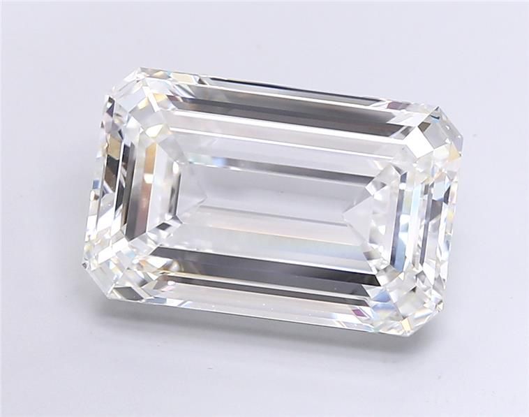 17.10 Carat EMERALD Shape F Colour VVS2 Clarity  Cut - White Lab Diamond - 191305