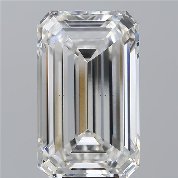10.39 Carat EMERALD Shape F Colour VS2 Clarity  Cut - White Lab Diamond - 840622