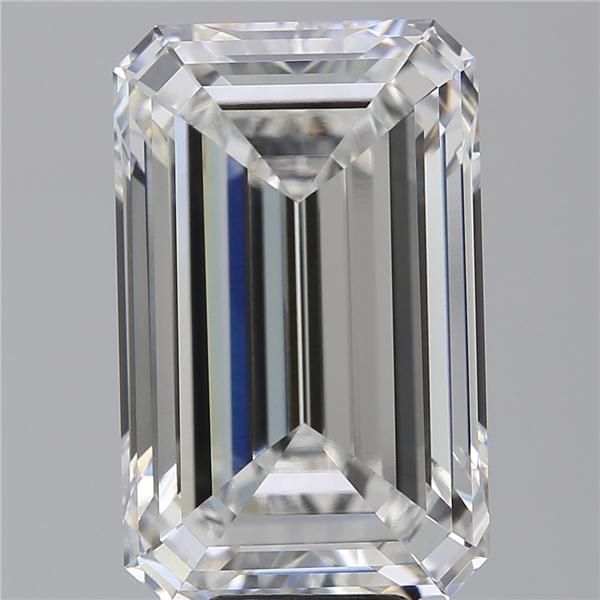 11.26 Carat EMERALD Shape F Colour VVS2 Clarity  Cut - White Lab Diamond - 217661