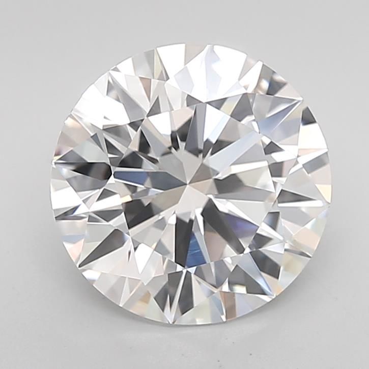 2.88ct Round D VVS2 Lab-Grown Diamond